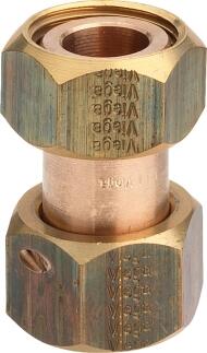 VIEGA Verschraubung 3/4 , Durchgang, Rotguss