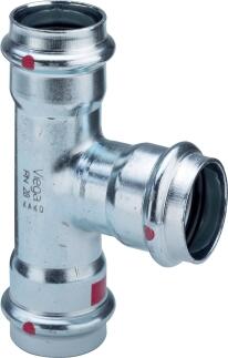 VIEGA T-Stück 22 x 28 x 22mm, Stahl verzinkt