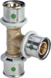 VIEGA T-Stück 63 x 32 x 63mm, Rotguss