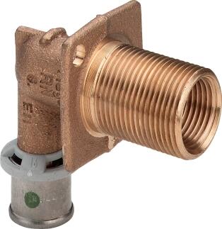 VIEGA Wanddurchf.16 x 1/2 IG x 3/4 AG X 18mm