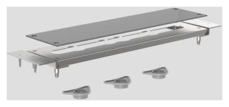 SANIT INEO RIM - Modulplatte für Armaturen