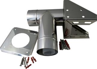 WOLF Außenwandkonsole DN60/100