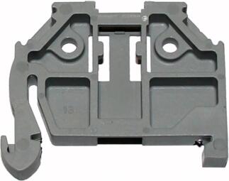 WOLF Endklammer grau 6 mm für TS35