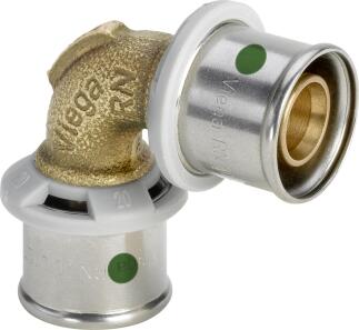 VIEGA Winkelkupplung 32mm, Rotguss