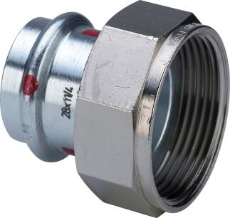 VIEGA Verschraubung 15mm x 3/4 IG, Stahl vz