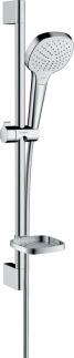 Hansgrohe Croma Select E Brauseset Vario mit Brausestange 65 cm und Seifenschale